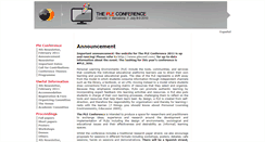 Desktop Screenshot of pleconference.citilab.eu
